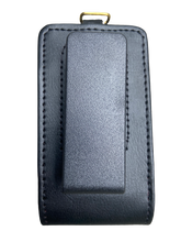 Load image into Gallery viewer, Open top Leather Flip Phone Case