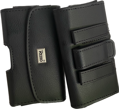 Bandwagon Universal Flip Phone Case with Belt Loop Clip, Shoulder/Crossbody Strap, Zipper Wallet, Great for Alcatel Go Flip V, Cingular Flip 2, MyFlip
