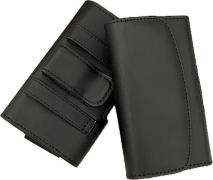 Horizontal Black Leather Magnetic Flip Phone Case HP102b