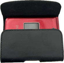 Load image into Gallery viewer, Horizontal Black Leather Magnetic Flip Phone Case HP102b