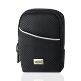 Zippered Black Case for Belt Loops or Pocketbooks