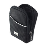 Zippered Black Case for Belt Loops or Pocketbooks
