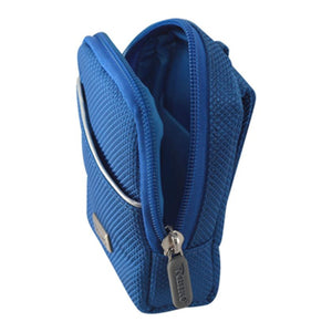 Zippered Blue Case for Belt Loops and Pocketbooks