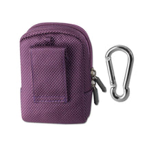 Load image into Gallery viewer, Zippered Purple Case for Belt Loops or Pocketbooks