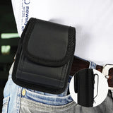 Black Leather Case for RAZR, Galaxy Flip