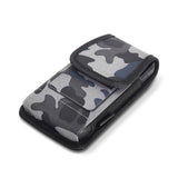 Gray Camo Rugged Vertical Pouch