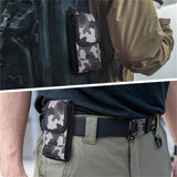 Gray Camo Rugged Vertical Pouch