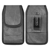 Gray Rugged Vertical Pouch