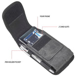 Gray Rugged Vertical Pouch
