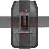 Gray Rugged Vertical Pouch