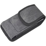 Gray Rugged Vertical Pouch