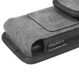 Gray Rugged Vertical Pouch