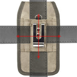Brown Rugged Vertical Pouch