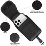 Black Locking Rugged Vertical Pouch