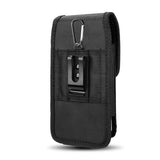 Black Nylon Rugged Vertical Pouch