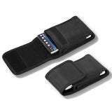 Black Nylon Rugged Vertical Pouch