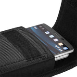 Black Nylon Rugged Vertical Pouch