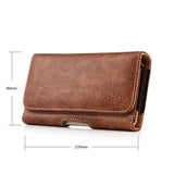 Brown Leather Case for iPhone Pro Max or Plus size Phones