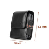 Black Leather Case for RAZR, Galaxy Flip