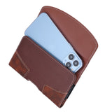 Brown Leather Horizontal Pouch