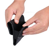 Black Leather Horizontal Pouch