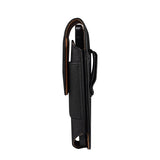 Black Leather Vertical Pouch