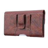 Brown Leather Horizontal Pouch