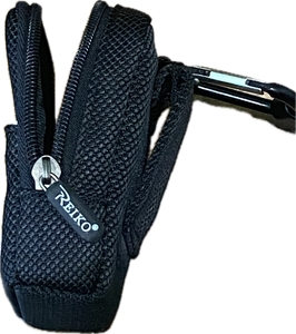 Zippered Black Case for Belt Loops or Pocketbooks