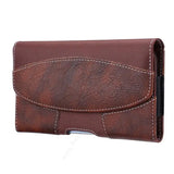 Brown Leather Horizontal Pouch