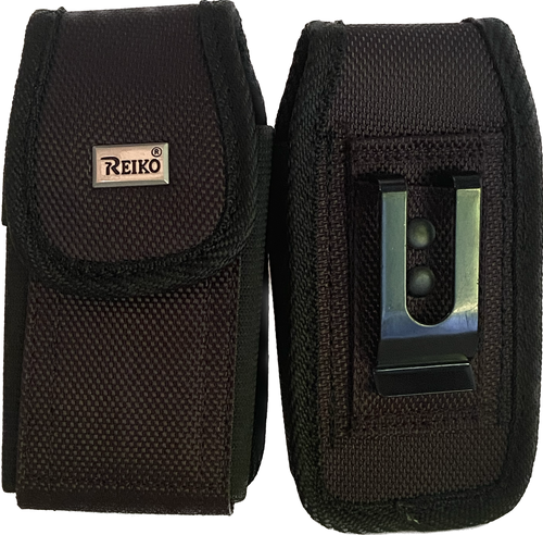 Bandwagon Universal Flip Phone Case with Belt Loop Clip, Shoulder/Crossbody Strap, Zipper Wallet, Great for Alcatel Go Flip V, Cingular Flip 2, MyFlip