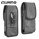 Gray Rugged Vertical Pouch