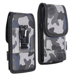 Gray Camo Rugged Vertical Pouch