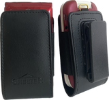 Open top Leather Flip Phone Case