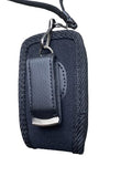 Around the Neck Black Open Top Soft Phone Case and Safety Lanyard