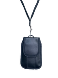Around the Neck Black Case with Safety Lanyard