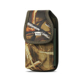 Camouflage Rugged Metal Clip Flip Phone Case