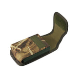 Camouflage Rugged Metal Clip Flip Phone Case