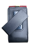Open top Leather Flip Phone Case