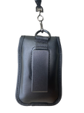 Around the Neck Black Case with Safety Lanyard